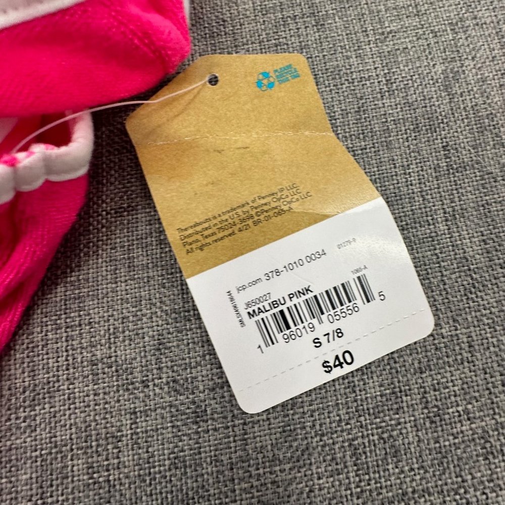 New! Thereabouts‎ Girls Swimsuit Cover Up Small 7/8 Hot Pink MSRP: $40 - Picture 7 of 11
